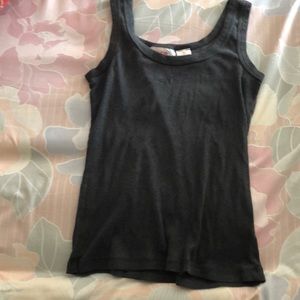 Black tank top